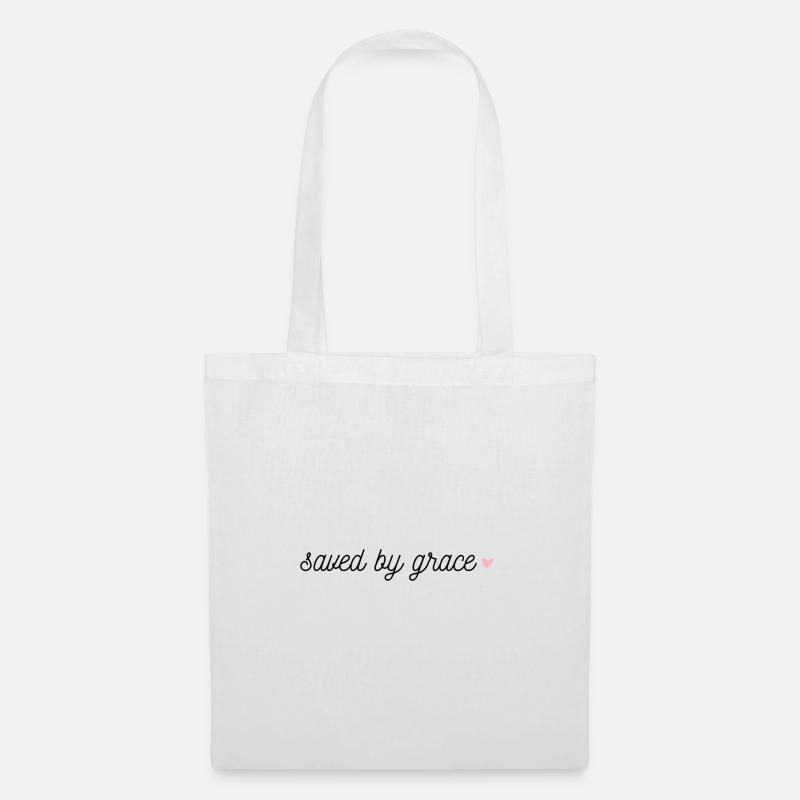 Saved by Grace - Stoffbeutel - Weiß