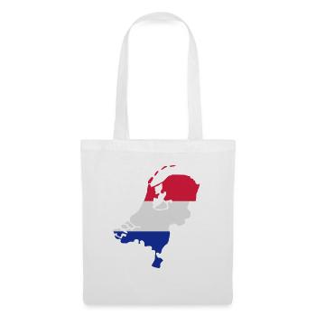 Niederlande - Holland - Stoffbeutel - Weiß - Vorne