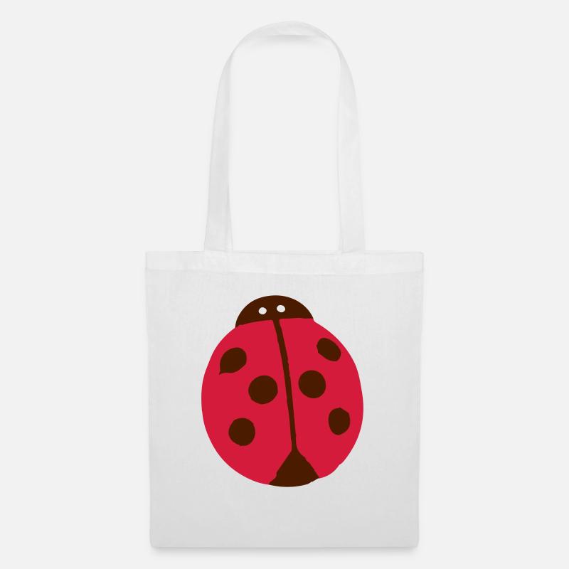 ladybug - Stoffbeutel - Weiß