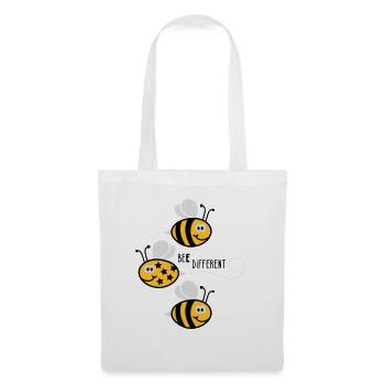 Be different - be yourself - Bee - Bee - 3C - Tote Bag - white - Front