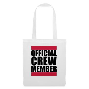 Official Crew Member Logo - Sac en tissu - blanc - Devant