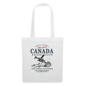 Canada - Aircraft - Stoffbeutel - Weiß - Vorne