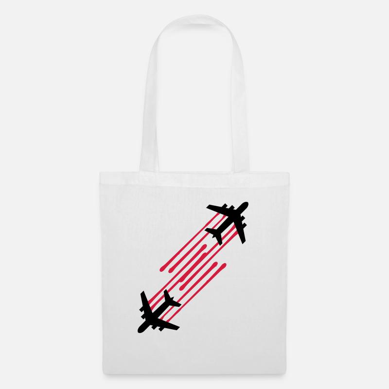 2 gouttes de sang chemtrails ligne de timbre graff - Sac en tissu - blanc