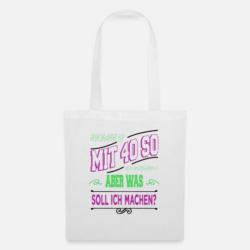 humor geburtstagsgeschenk elternzeit - Stoffbeutel - Weiß