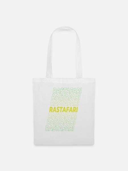 Rastafari - Stoffbeutel - Weiß