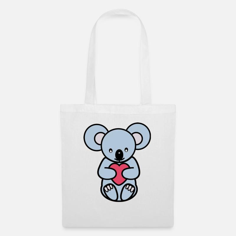 Kawaii Koala - Stoffbeutel - Weiß