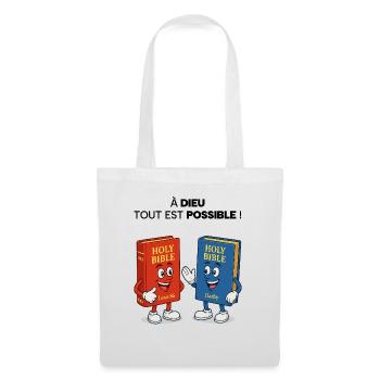 Bible T-Shirt - Tote Bag - white - Front