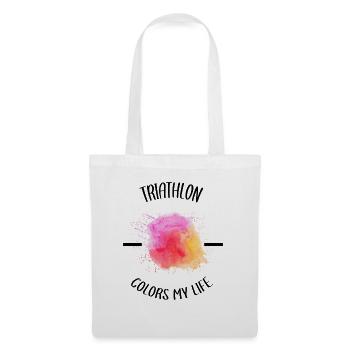 T triathlon shirt - Tote Bag - white - Front
