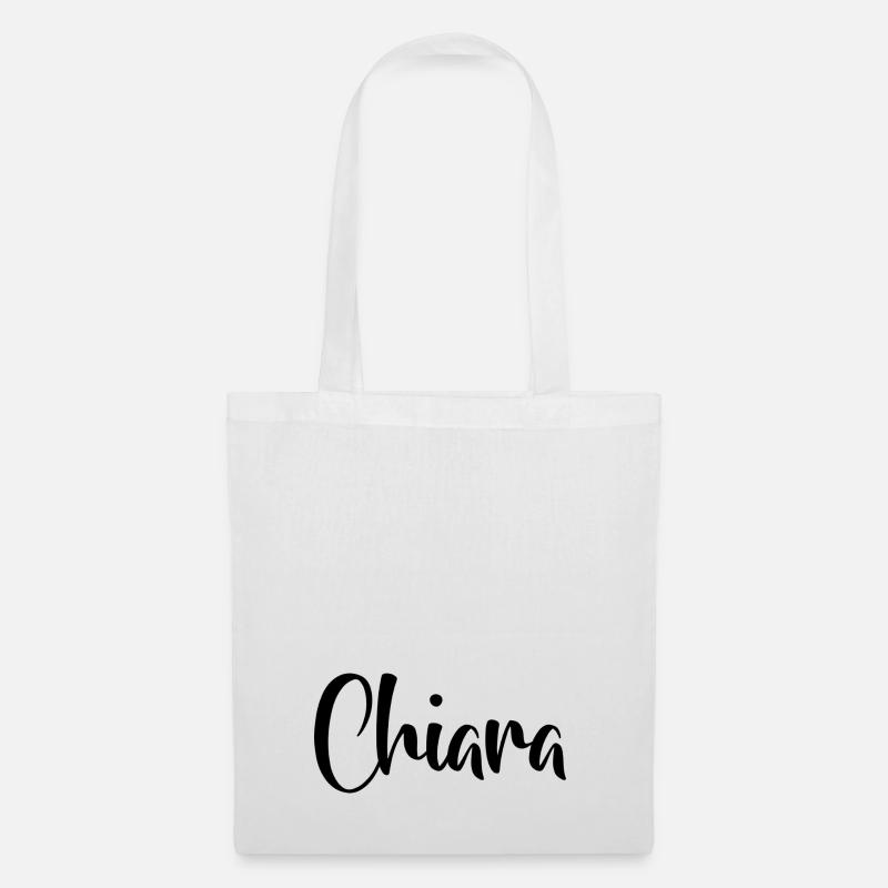 Vorname - Chiara - Stoffbeutel - Weiß