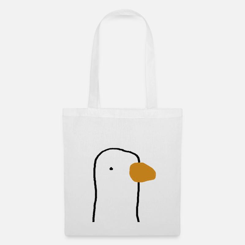 Ente - Stoffbeutel - Weiß