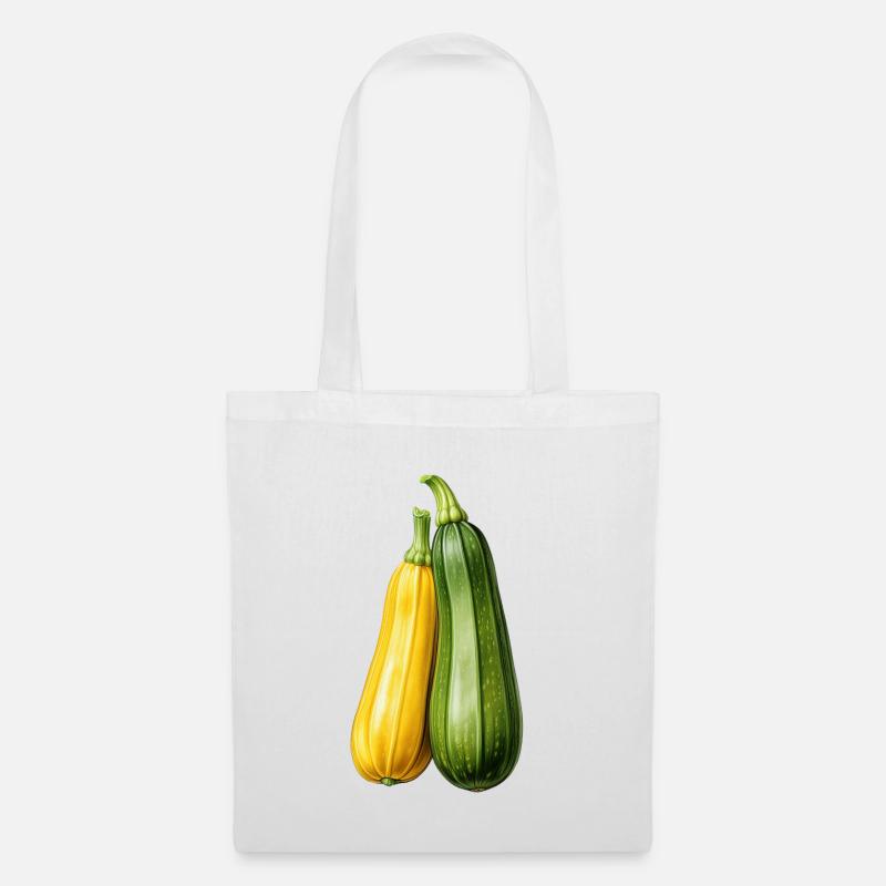 Zucchini - Stoffbeutel - Weiß