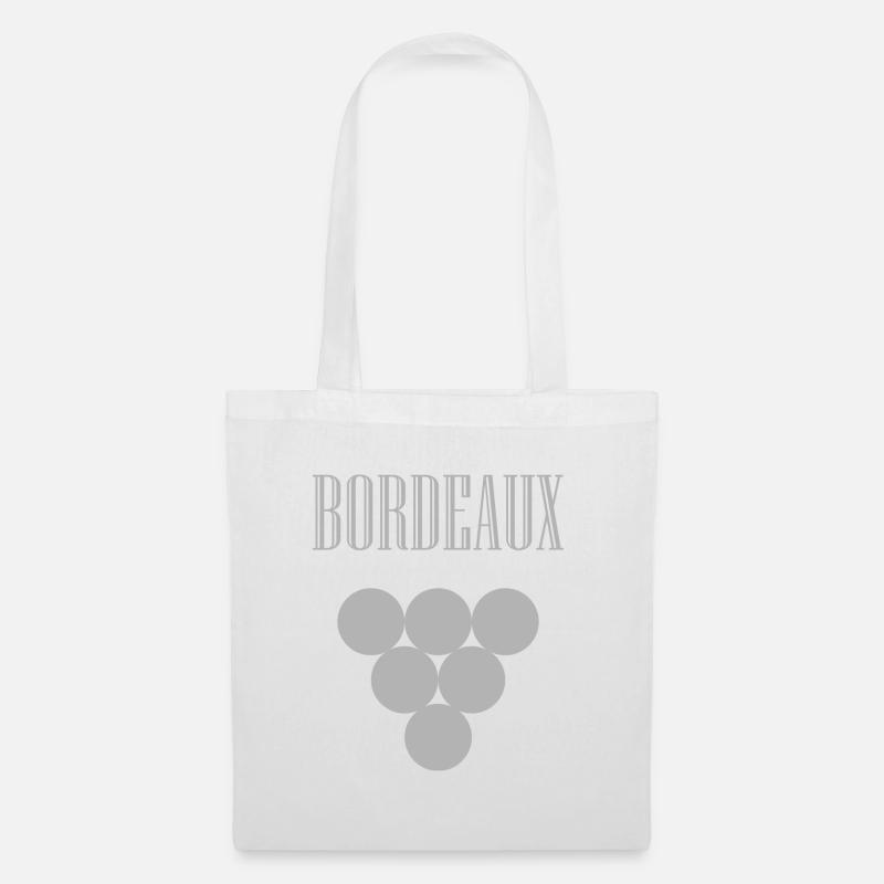 Bordeaux - Tote Bag - white