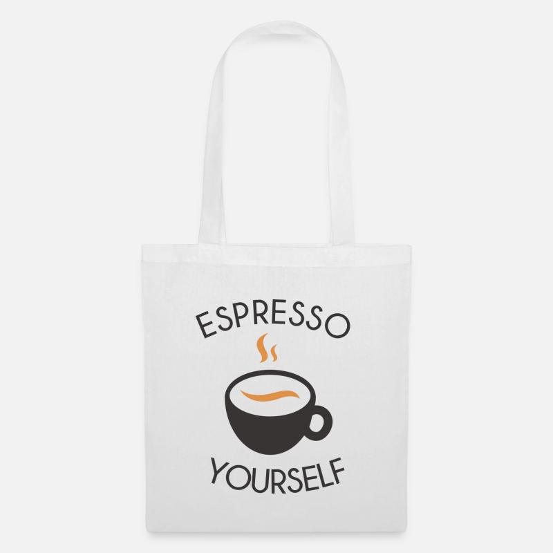 Espresso yourself - Stoffbeutel - Weiß