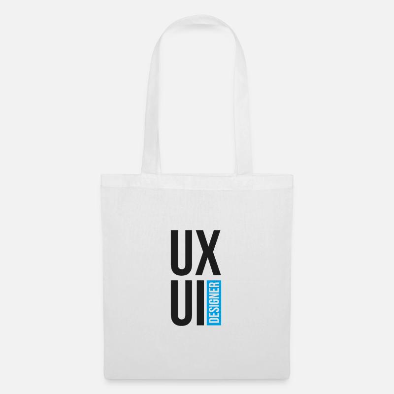 UX UI Designer | Computergrafik Geschenk - Stoffbeutel - Weiß