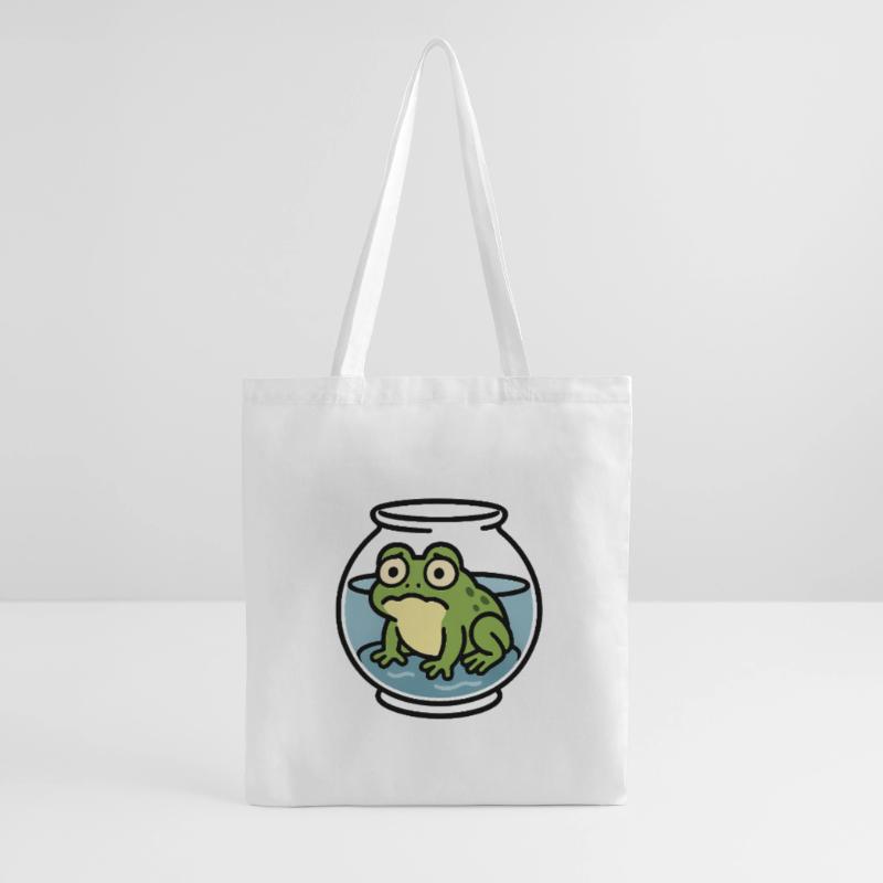 Frog in a Bowl Tote Bag