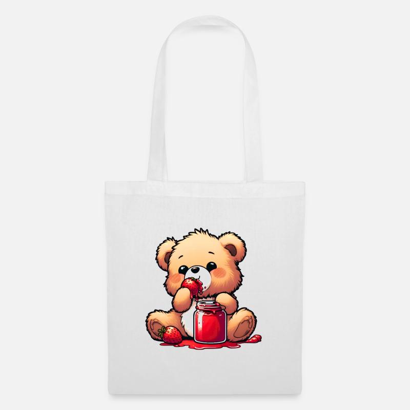 Bear Teddy Bear Bear - Tote Bag - white