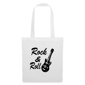 Rock and roll - Sac en tissu - blanc - Devant