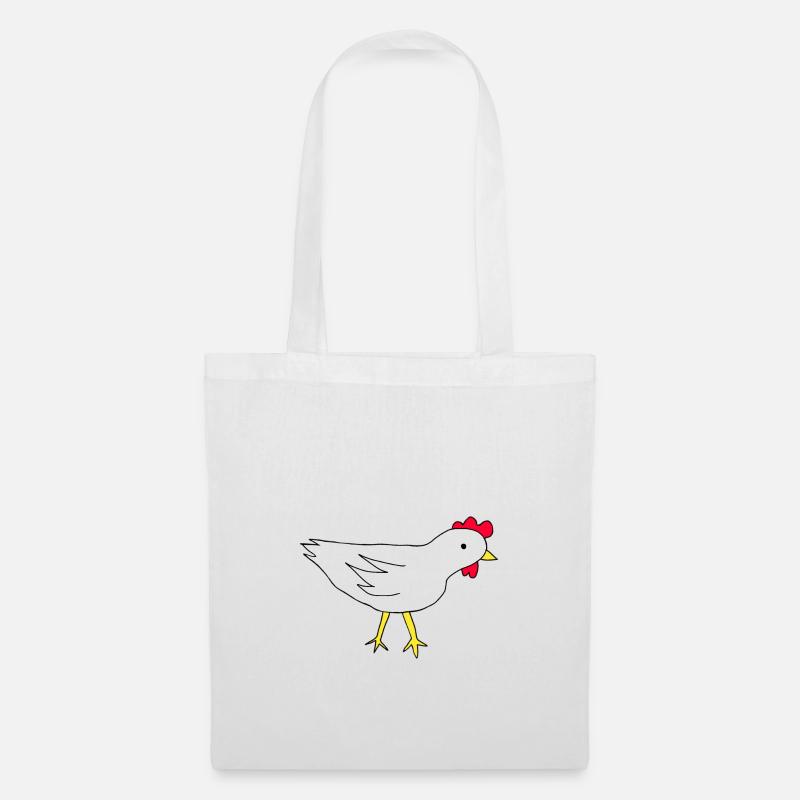 little chicken - Stoffbeutel - Weiß