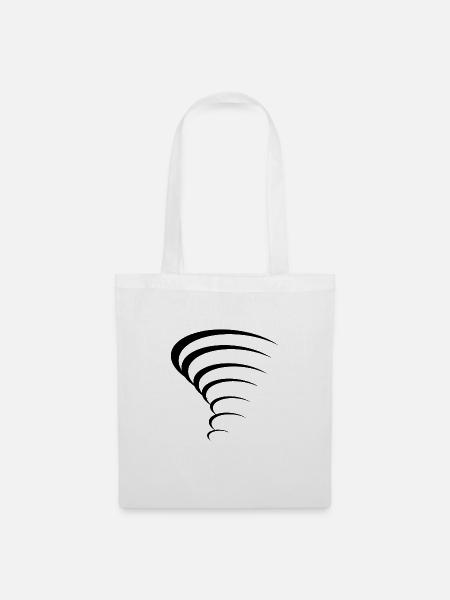 Tornado design - Tote Bag - white