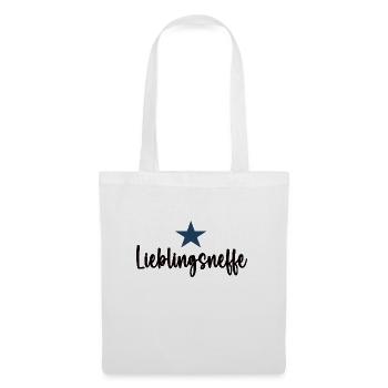 Lieblingsneffe Lieblings Neffen Bester Neffe - Stoffbeutel - Weiß - Vorne