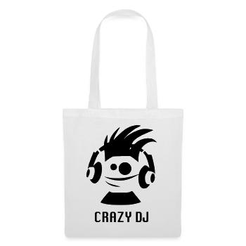 CRAZY DJ - Tote Bag - white - Front