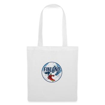 Finland Ski Lapland Mountains - Tote Bag - white - Front