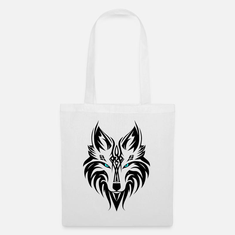 Keltischer Wolf - Stoffbeutel - Weiß