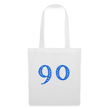 90 YEARS. 90th ANNIVERSARY. ANNIVERSARY 90 YEARS. 90 - Tote Bag - white - Front