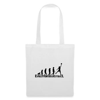 basketball - Sac en tissu - blanc - Devant