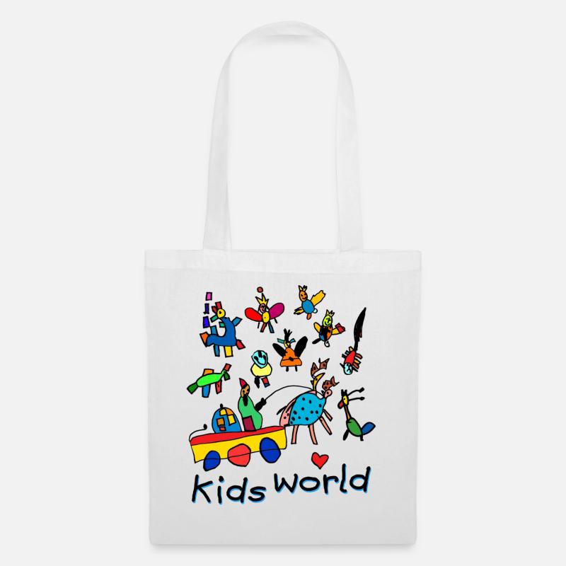 kidsworld II - Stoffbeutel - Weiß