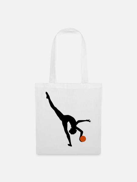 Ginnastica ritmica - Borsa di stoffa - bianco