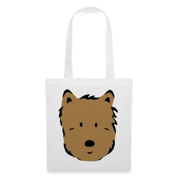 dog - Tote Bag - white - Front