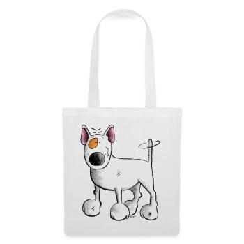 English Bull Terrier- Bullterrier - Bully - Tote Bag - white - Front
