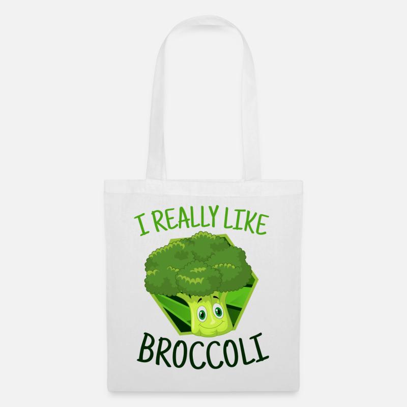 broccoli - Tote Bag - white