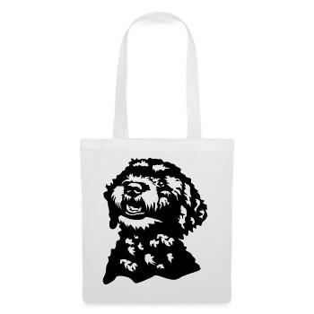 Tête Lagotto Romagnolo - Sac en tissu - blanc - Devant