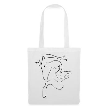 horse - Tote Bag - white - Front