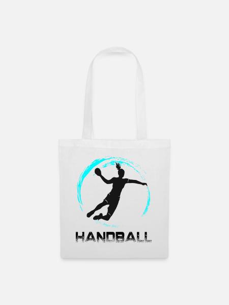Handball - Stoffbeutel - Weiß