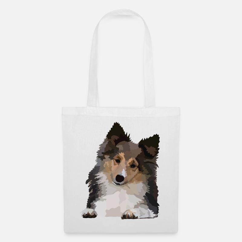 Dani, the Sheltie - Tote Bag - white