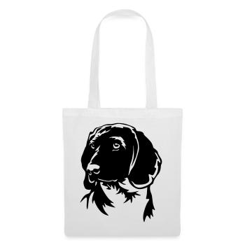 Bavarian Mountain Sweat Dog Head - Tote Bag - white - Front