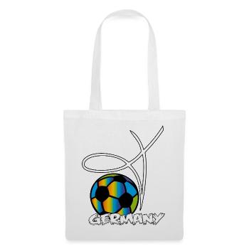 Football, Allemagne, Sport - Sac en tissu - blanc - Devant