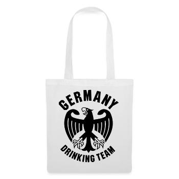 Germany Drinking Team - Stoffbeutel - Weiß - Vorne