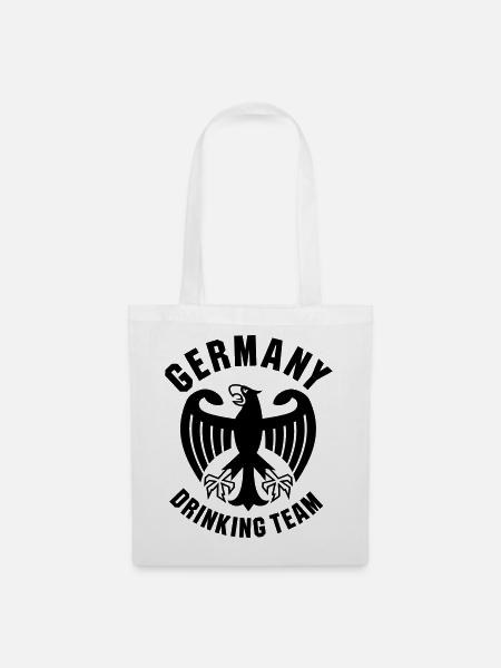 Germany Drinking Team - Stoffbeutel - Weiß