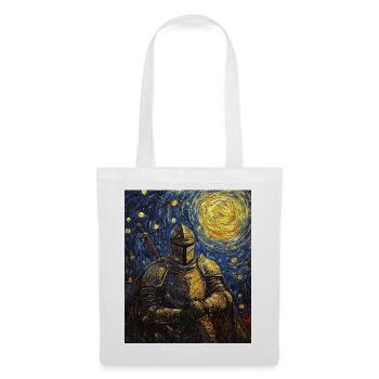 Nuit étoilée à la Ritter Van Gogh - Sac en tissu - blanc - Devant