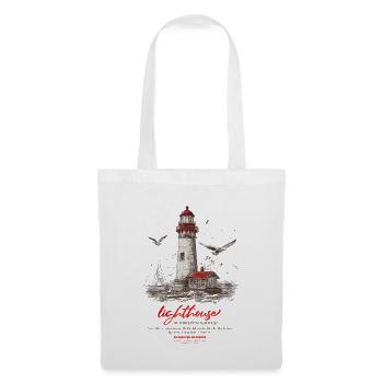Lighthouse by the sea - Tote Bag - white - Front