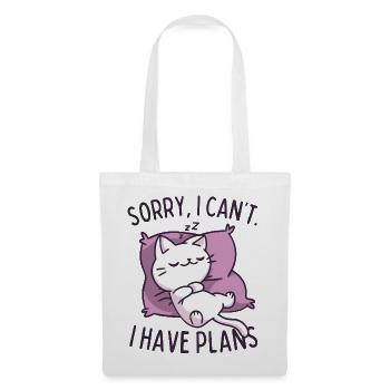 Désolé, j’ai des projets - Sac en tissu - blanc - Devant
