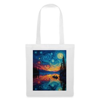 Kayak Van Gogh Nuit étoilée - Sac en tissu - blanc - Devant