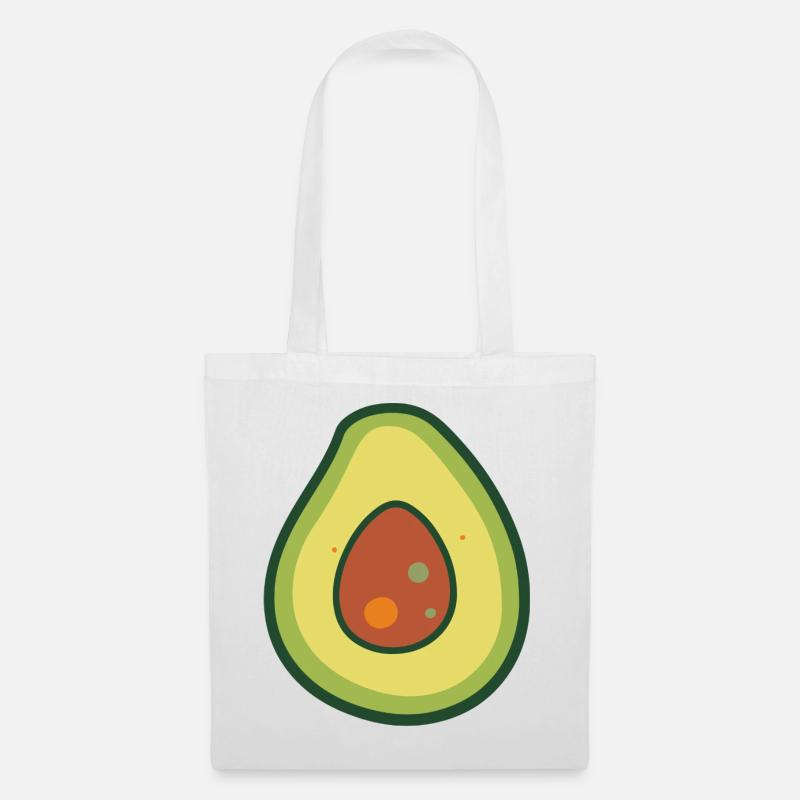Avocado Vibe Design - Tote Bag - white