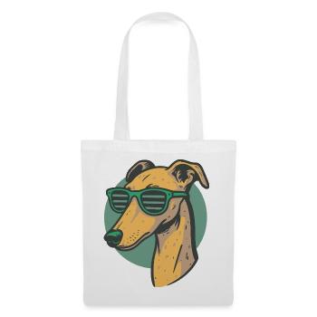 Windhund, Galgo - Stoffbeutel - Weiß - Vorne