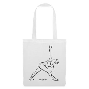 SOUL CONTOUR - Trikonasana - Stoffbeutel - Weiß - Vorne