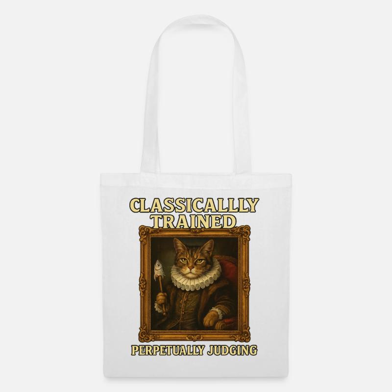 Classically Trained Perpetually Judging Renaissanc - Tote Bag - white